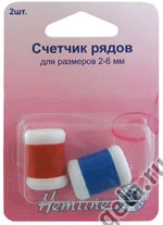Hemline: два счётчика рядов для спиц 2–6 мм