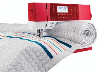 Pfaff Creative 1.5: стёжка многослойного полотна